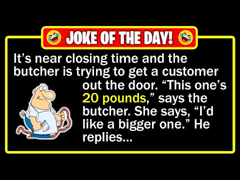 🤣 BEST JOKE OF THE DAY! - Woman asks for a bigger turkey - then the surprise... | Funny Dad Jokes