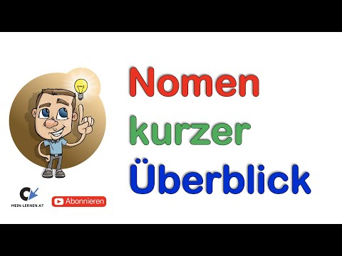 Nomen Genus, Numerus und Kasus