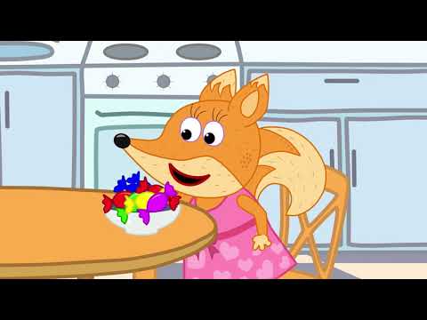 Fox Family Stuck in DIY colorful lego playhouse - playing with toys amazing stories for kids #1305