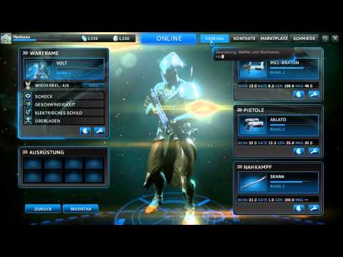Warframe Hauptmenü Erklärung (Deutsch/HD) Teil 2/2