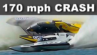 Boat Flips at 170 mph, Driver Trapped Under Water