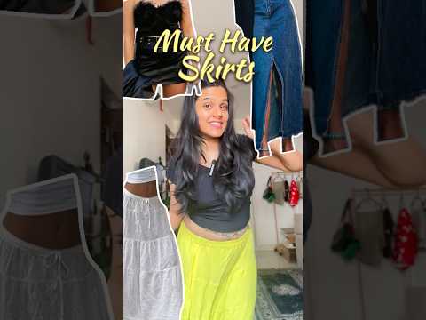 4 MUST HAVE Skirts | These Skirts Will Fix Your Outfit Problems😍Affordable Myntra Skirts | Shruti K