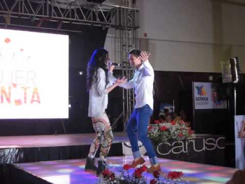 Sebastián y Melissa en Mujer Bonita 2013 en Mérida "La Tortura"