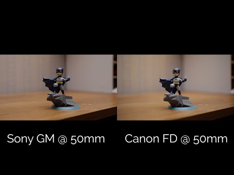 SONY FX6 - Canon FD Lenses vs Sony G Master Lens