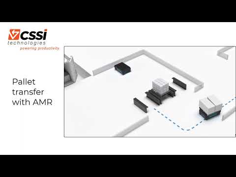 Warehouse automation: Pallet Transfers with AMR