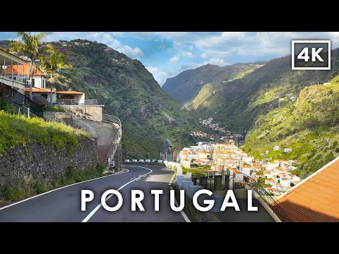 4K Scenic Drive on MADEIRA’s South Coast 🇵🇹 | Relaxing Road Trip in Portugal