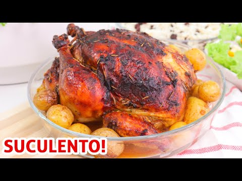 Frango Assado no Forno com Batatas: Uma Receita Suculenta