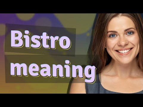 Bistrô | significado de Bistrô