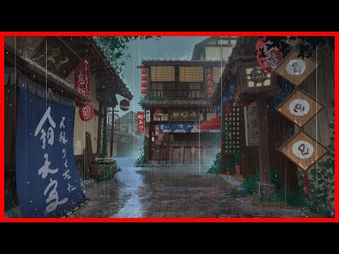 10 Hours Anime Raining - Relaxing Sleep + Insomnia