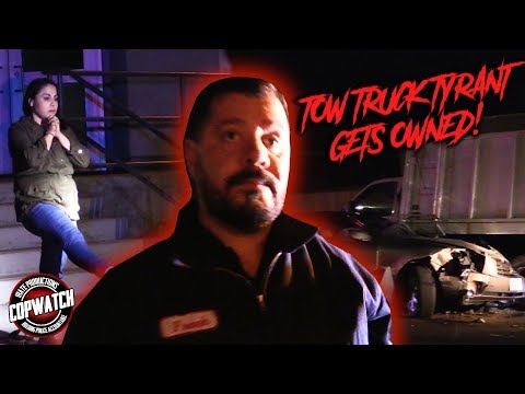 Tow Truck Tyrant Gets Owned! | Woman Arrested for Hit & Run DUI ...