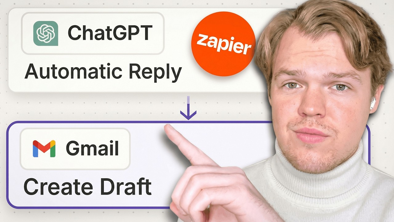AI Responds to ALL Emails: ChatGPT Automates Email Replies with Zapier, Gmail, and Outlook