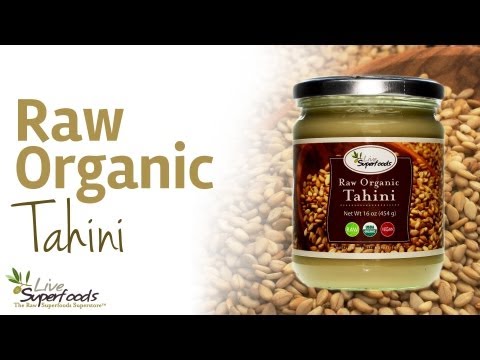 All About Raw Organic Tahini - LiveSuperFoods.com