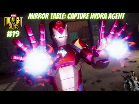 Marvel's Midnight Suns: The Awakening: Mirror Table: Capture Hydra Agent gameplay.