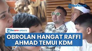 Momen Raffi Ahmad Boyong Keluarga Temui Dedi Mulyadi di Lembur Pakuan, Ngobrol Hangat Penuh Tawa