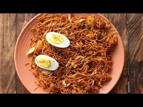 Eating Spicy Seafood  Szechuan Chow mein | Szechuan Seafood Noodles Ft Boiled Eggs 🐣