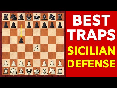5 Best Chess Opening Traps in the Sicilian Defense Part-2