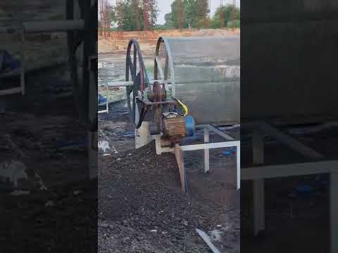 Painted 1/2 hp sieving machine for vermicompost, single phas...