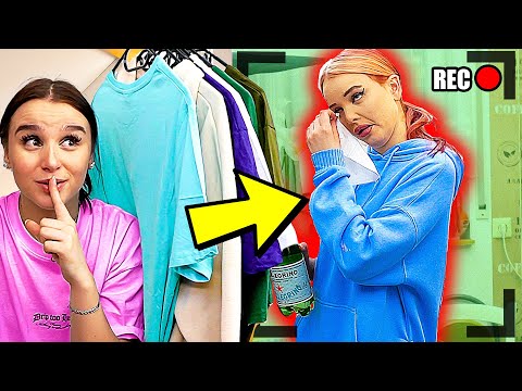 GEHEIMEN RAUM BAUEN und Schwester beobachten ! 🏡🤭 (im Schrank) - Celina