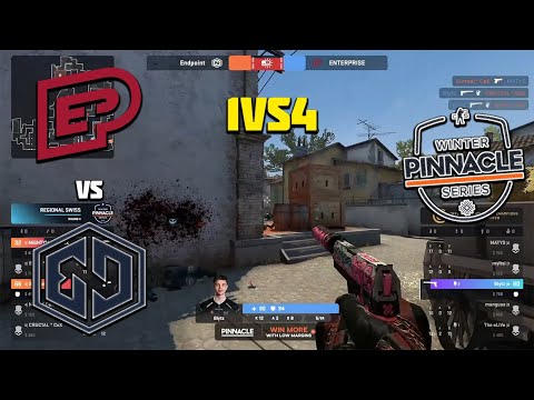 INSANE 1VS4 FROM BLYTZ! | ENTERPRISE vs Endpoint | Pinnacle Winter Series 2 Reg - HiGHLiGHTS | CSGO