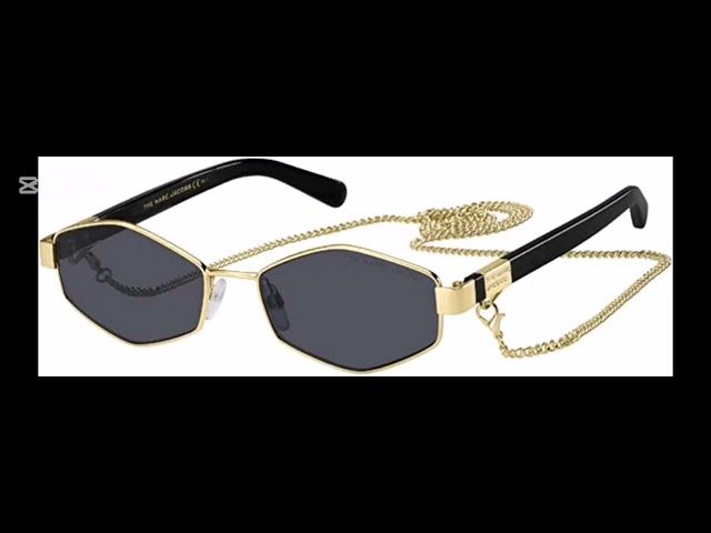 Vídeo relacionado con THE MARC JACOBS SUNGLASSES FRAMES MARC 496/S GOLD GREEN 55/17/140 MUJER