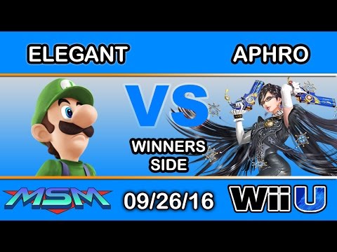 MSM 67 - eM | Elegant (Luigi) Vs. eM | Aphro (Bayonetta) Winners Side - Smash Wii U