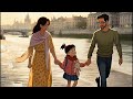 Calm Aesthetic Morning Walk By The Thames Ghibli Inspired London Travel Film Family ASMR