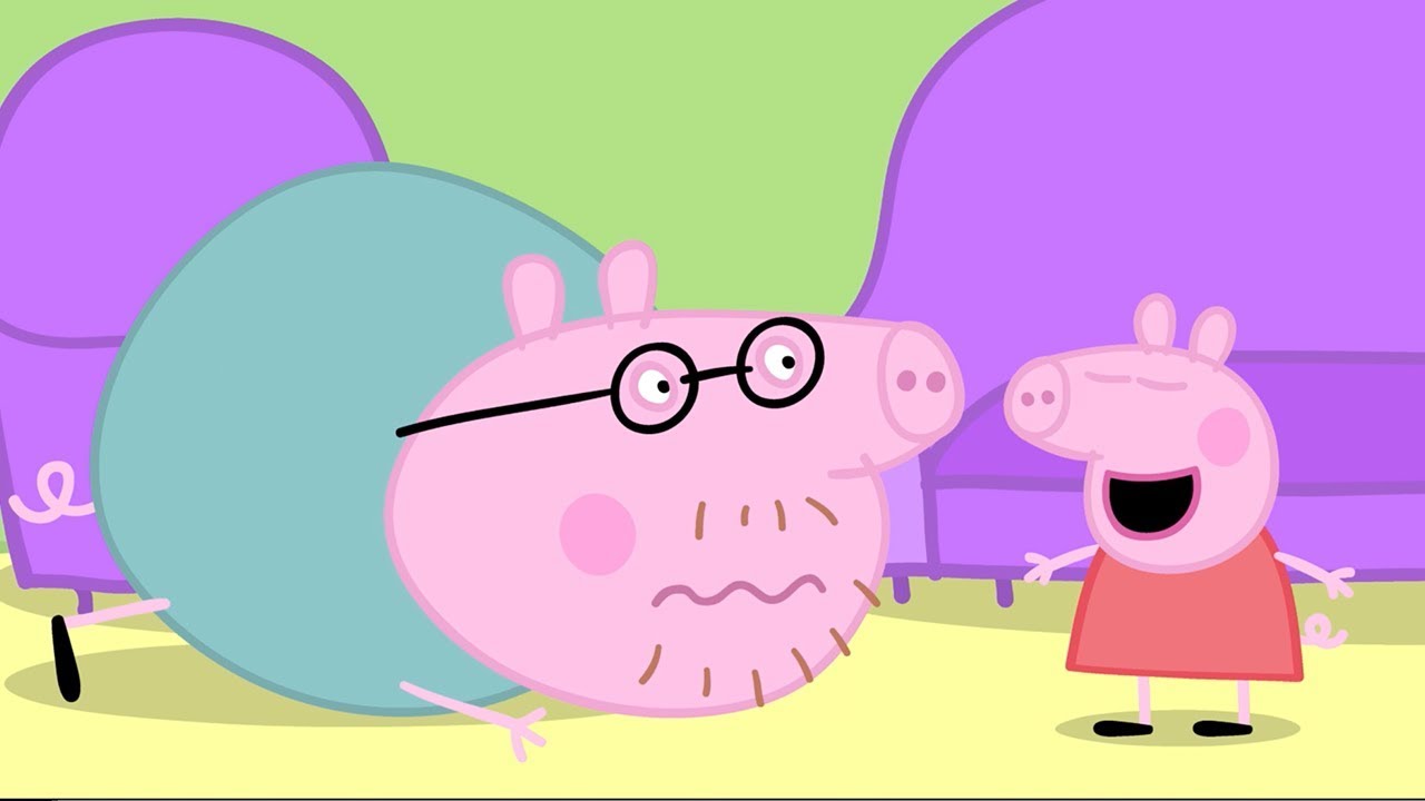 Świnka Peppa S01 E09 : Tatuś gubi okulary (język angielski)