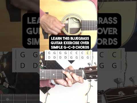 Learn This Bluegrass Guitar Exercise Over G-C-D (Play Like Tony Rice)