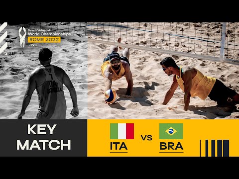 Carambula/Rossi 🇮🇹 vs. Bruno Schmidt/Saymon 🇧🇷 - Men’s Key Match Rome 2022 #BeachworldChamps