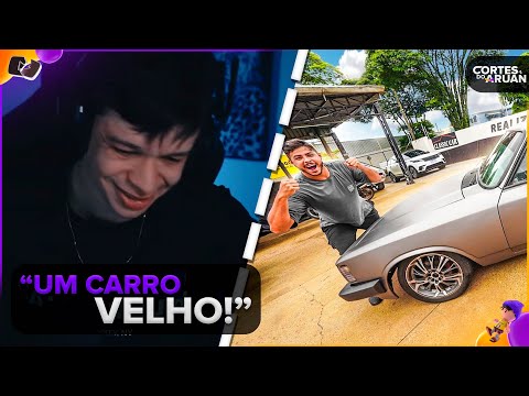 ARUAN REAGE: ESSE É MEU CARRO NOVO! OPALA COMODORO (RENATO GARCIA) - Cortes do Aruan