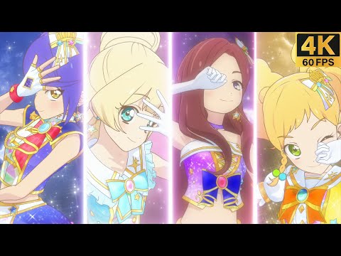 Aikatsu Stars! ✶S4(25th Gen) ✾Light Blue, Red, Violet & Orange Shine Stars Coord ✵ Episode Solo ✵