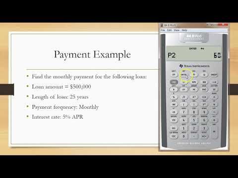 Calculating PMT with BAII Plus