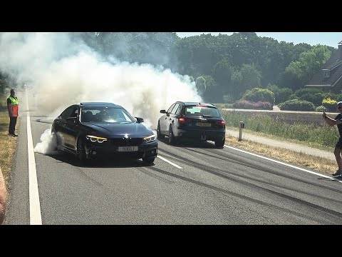 MODIFIED BMW M CARS leaving BIMMERFEST 2023! Insane BURNOUTS, LOUD REVS, POWERSLIDES & More!