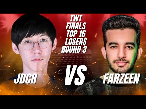 Farzeen Vs JDCR TWT GLOBAL FINALS 2025 - TOP 16 Losers Round 3