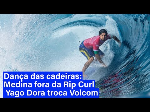 Dança das cadeiras:  Medina fora da Rip Curl  Yago Dora troca Volcom