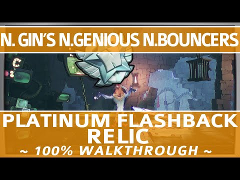 Crash Bandicoot 4 - N. Gin's N.Genious N.Bouncers 100% Walkthrough - Platinum Flashback Relic