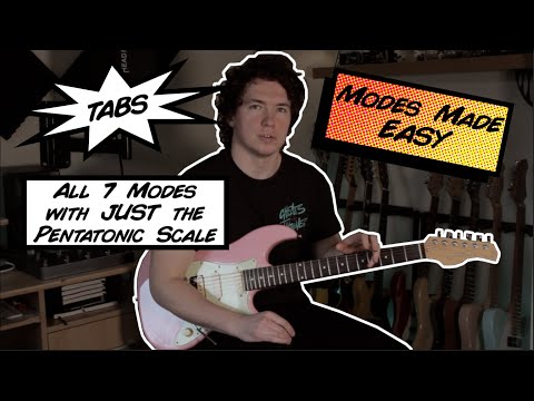 Use The Pentatonic Scale To Play ANY Mode.. Pentatonic Superimposition, Modes Made Easy