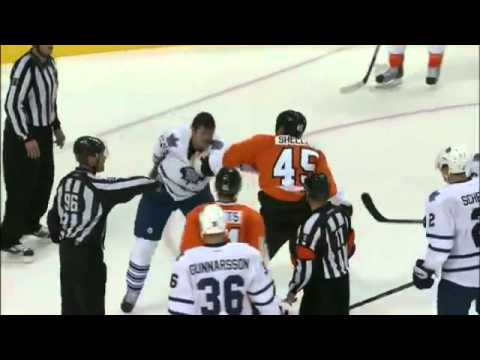 Preseason Maple Leafs  Flyers 2011 September 21