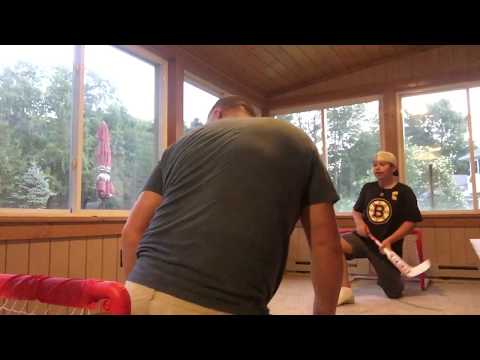 Pittsburgh Penguins VS Boston Bruins Knee Hockey Game