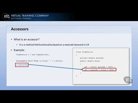40 Accessors Programming in C Exam 70 483
