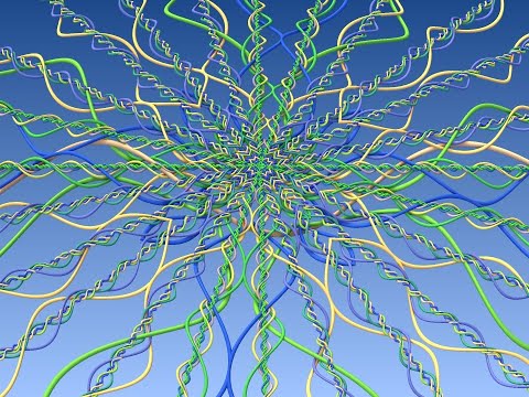 Animated Fractal: Lotus DNA