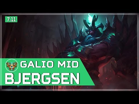 493. Bjergsen - Galio vs Lucian - Mid - June 12th, 2017 - Patch 7.11 Season 7