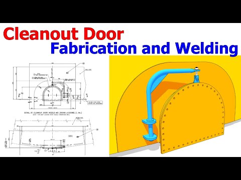API 650, API 620 Bể chứa Chế tạo cửa làm sạch và rơ moóc sắp xếp hàn