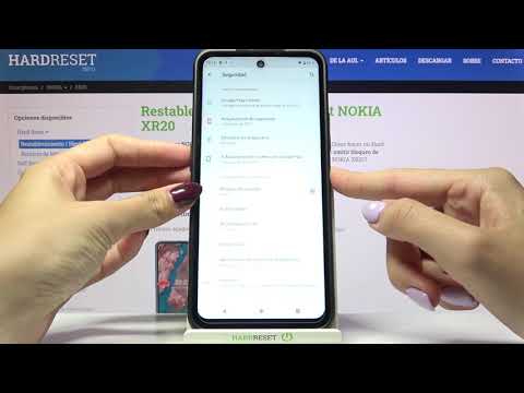 Bloqueo de la pantalla en NOKIA XR20 -  poner contraseña a NOKIA