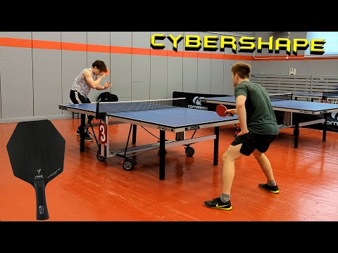 Trying Out The Stiga Cybershape | Kapeesh Plays Table Tennis