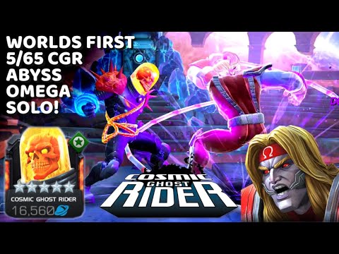 5/65 CGR SOLOS ABYSS OMEGA RED! WORLDS FIRST! - Marvel Contest of Champions
