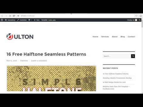 10 How to Customize Header php in the twentysixteen Theme