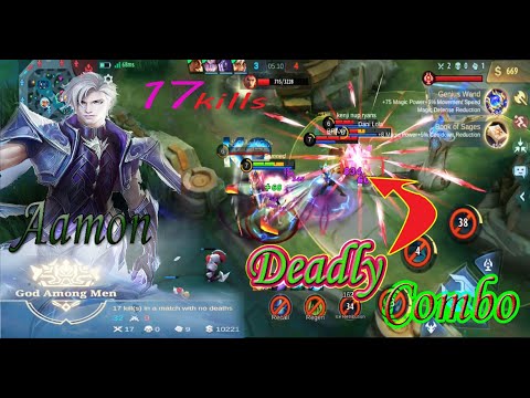 AAMON DEADLY COMBO | ONE SHOT BUILDS NO ULT.