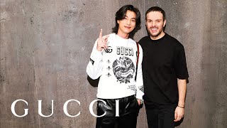Gucci Guests of the Gucci Fall Winter 2024 Men's Fashion Show