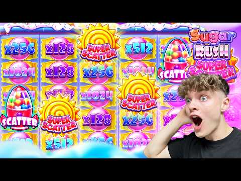 THE CRAZIEST SETUP I'VE EVER HAD ON SUGAR RUSH SUPER SCATTER...